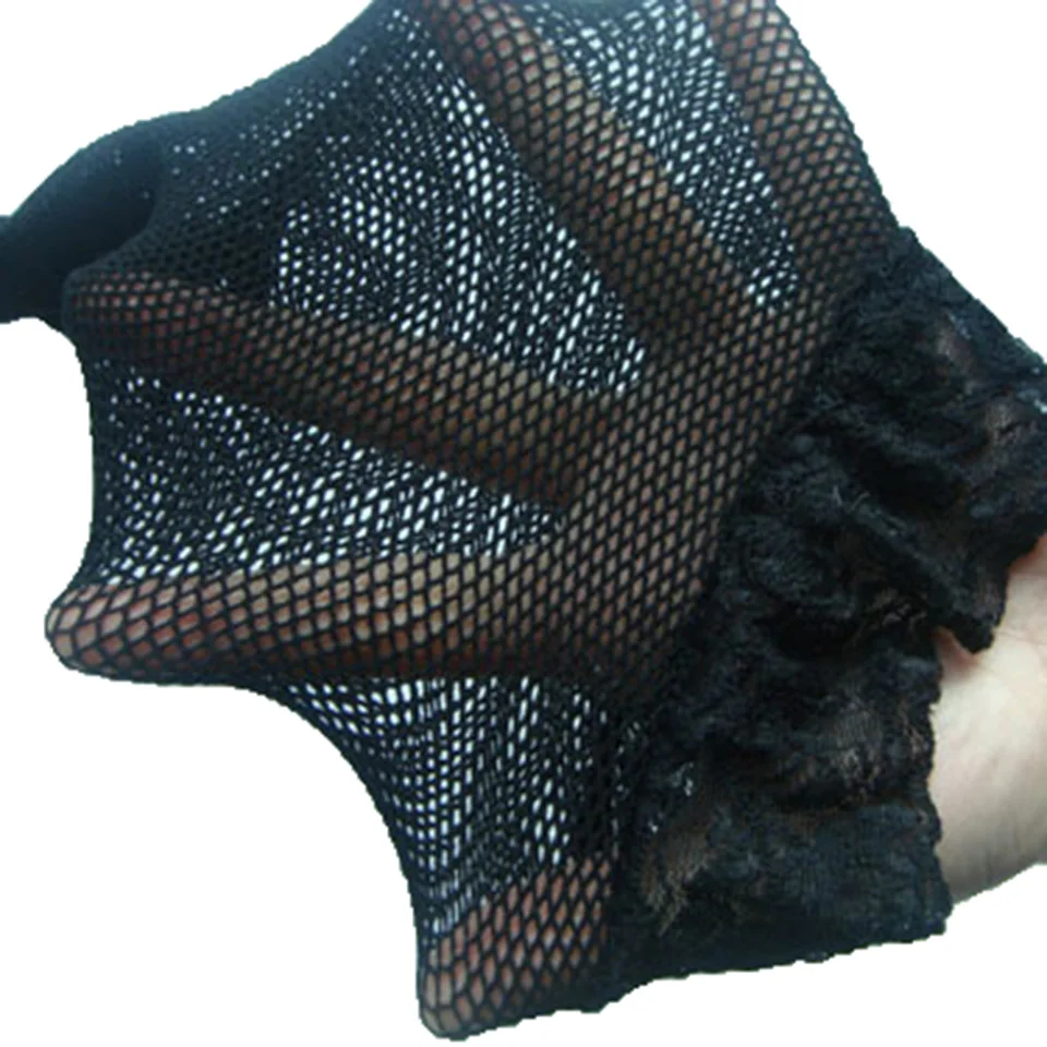 Модные женские сексуальные чулки однотонные сетчатые до бедра колготки в