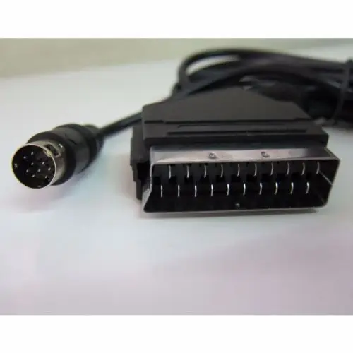 Бесплатная доставка Новый 1 8 м RGB Scart кабель для Sega MegaDrive 2 md2 игровой консоли|rgb scart