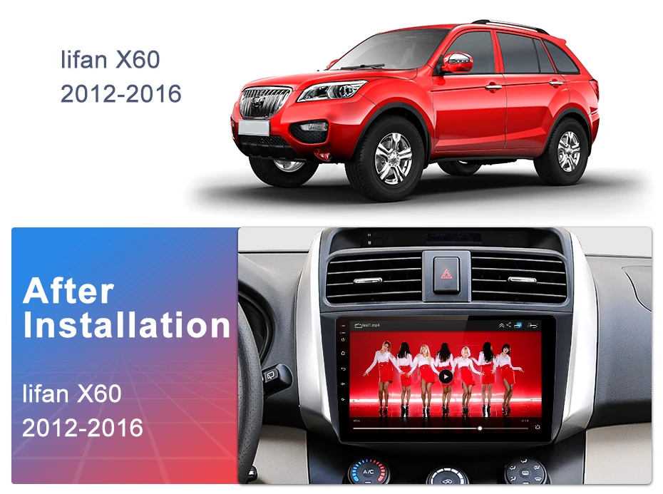 AWESAFE for Lifan X60 2012 2013- Car Radio Multimedia video player GPS No 2din 2 din Android 8.1 2G+32G