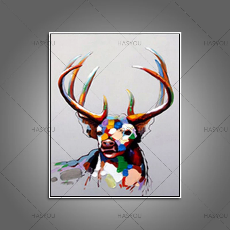 2017 ручная роспись маслом абстрактная Современная Большая настенная живопись