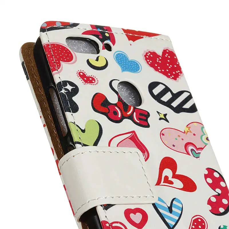 Чехол книжка из искусственной кожи с милой совой птицей IMD для HTC Desire 12 Plus