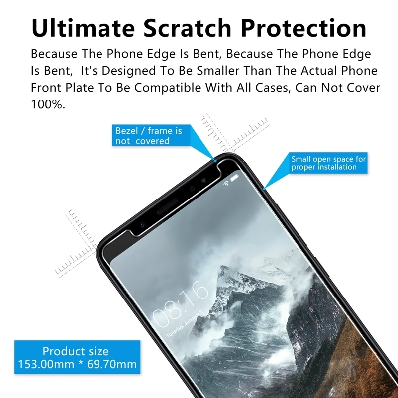2.5D 0 26 мм 9H Премиум Закаленное стекло для Xiaomi Redmi Note 5a 3 Защитная пленка экрана 5