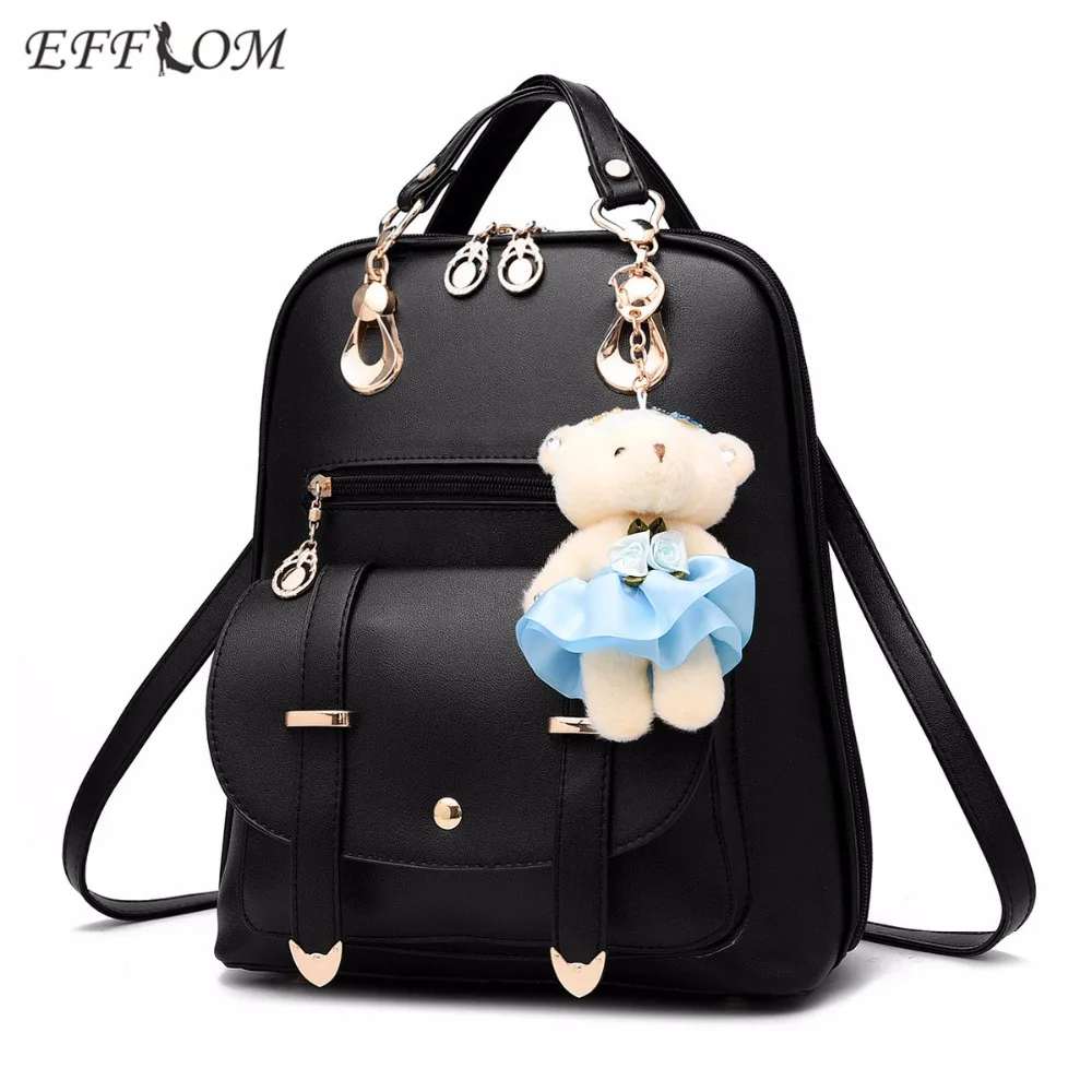 2017 Новая мода рюкзак Для женщин бренд из искусственной кожи Школьные ранцы для