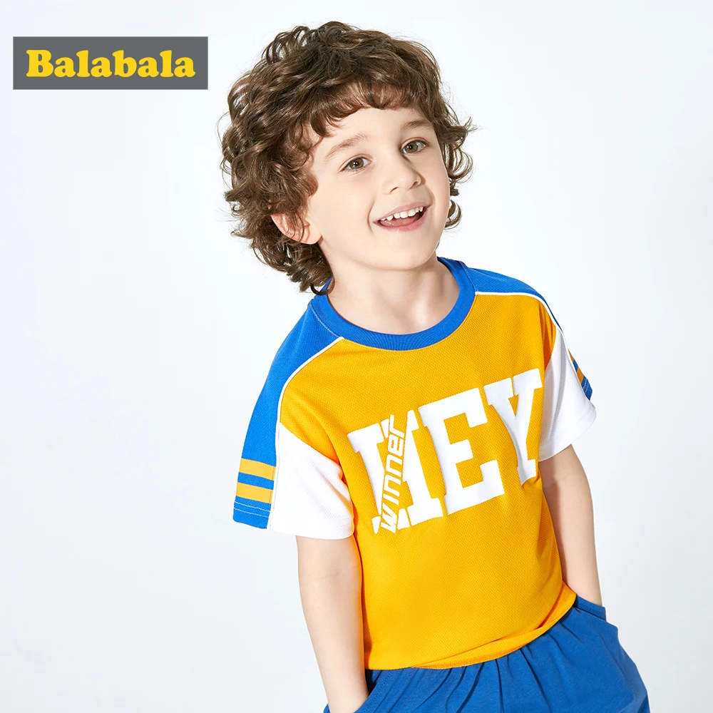 Одежда BalabalaChildren детская футболка для мальчиков на лето 2019 новый детский джемпер