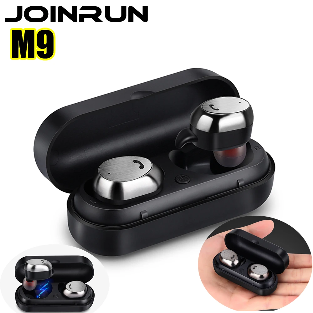 Joinrun M9 Bluetooth наушники гарнитура Беспроводная связь Наушник металлический