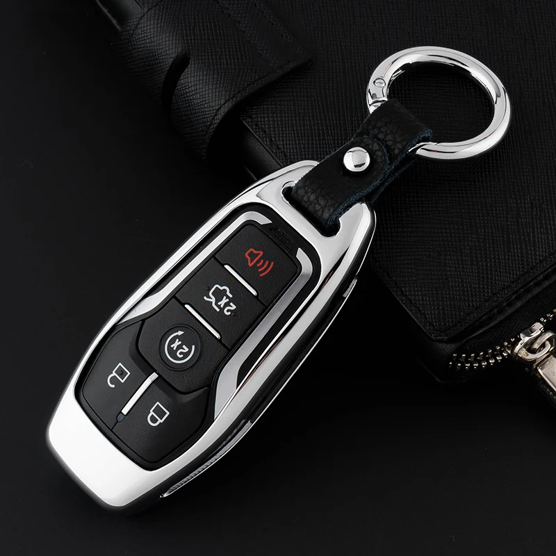 Цинковый сплав Авто смарт ключ чехол автомобиля защитный дистанционный для Ford