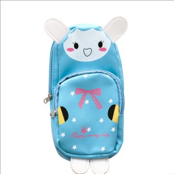 blue Чехол для карандашей kawaii kalem etui pennen gran kutusu piornik, вместительные школьные принадлежности, емкость для сумки, материал для бумаги, escolar - Цвет: blue