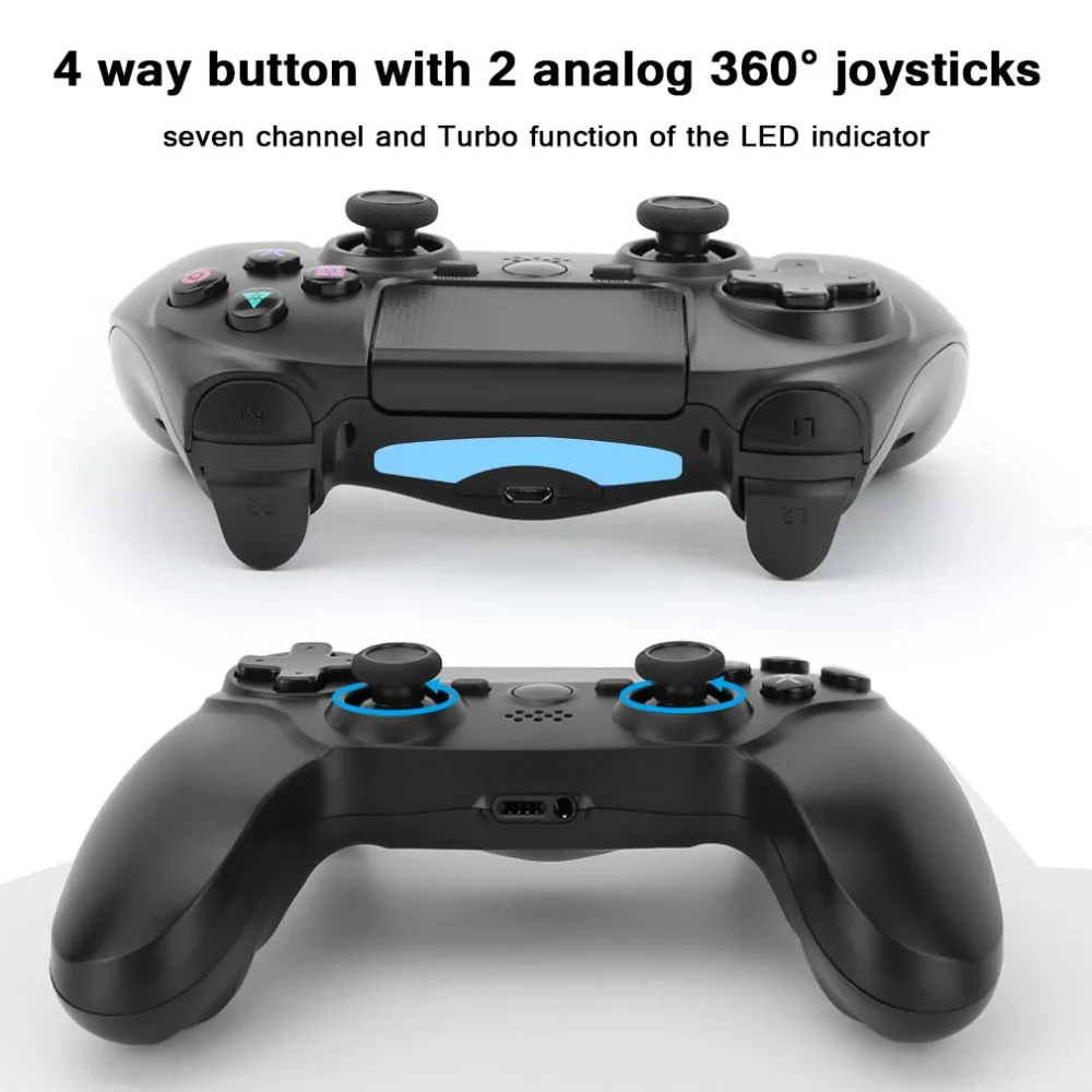 Bluetooth беспроводной джойстик для PS4 контроллер для playstation 4 консоль для sony playstation 4 двойной шок джойстик геймпад
