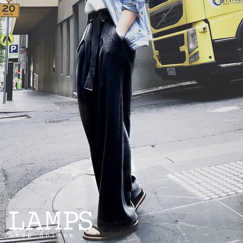 2019 модные брюки Новые широкие повседневные Летние прямые женские свободные