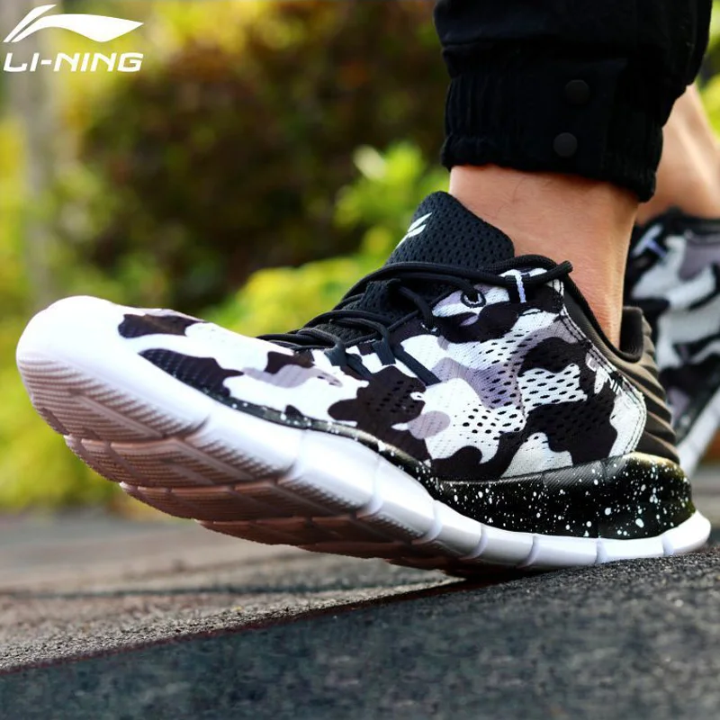 (Код Break) Li-Ning Мужская Спортивная обувь Quick XT светильник дышащая ткань кроссовки