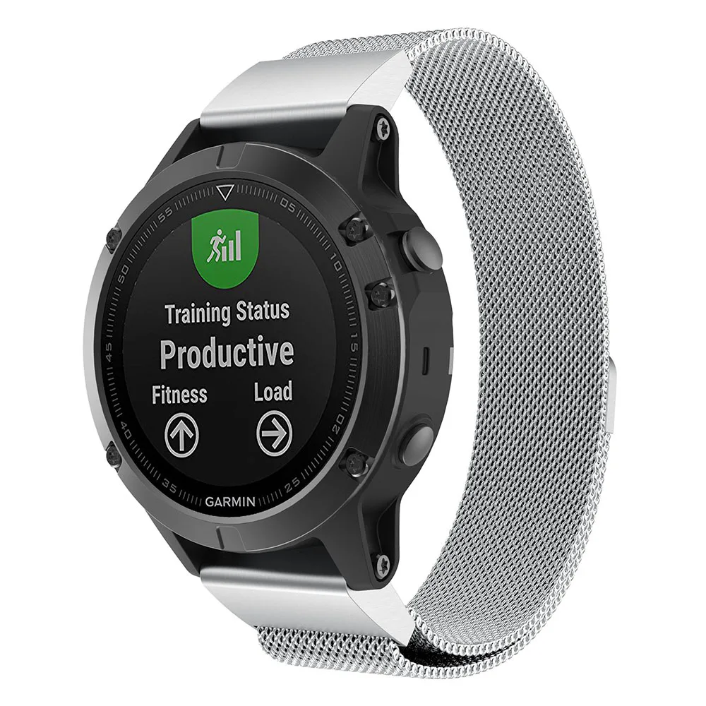 Миланский ремешок для часов Garmin Fenix 5 5Plus Forerunner 935 945 браслет 22 мм роскошный сменный