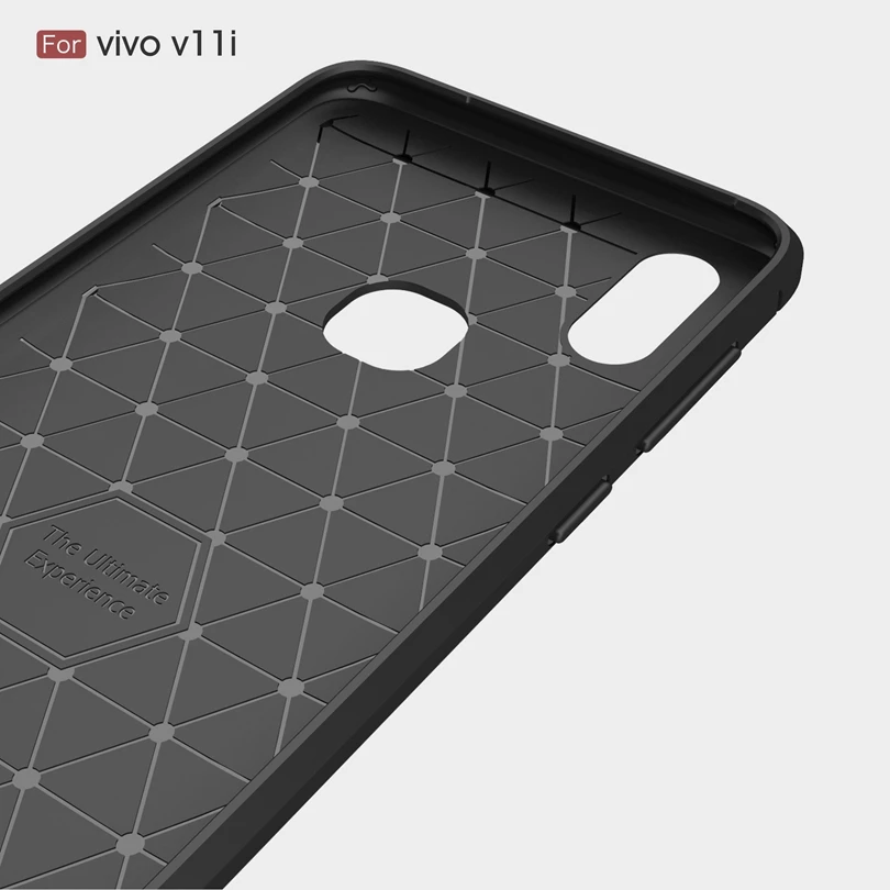 ДЛЯ VIVO V11i / VIVOV11i чехол матовый тонкий Прочный противоударный мягкий резиновый