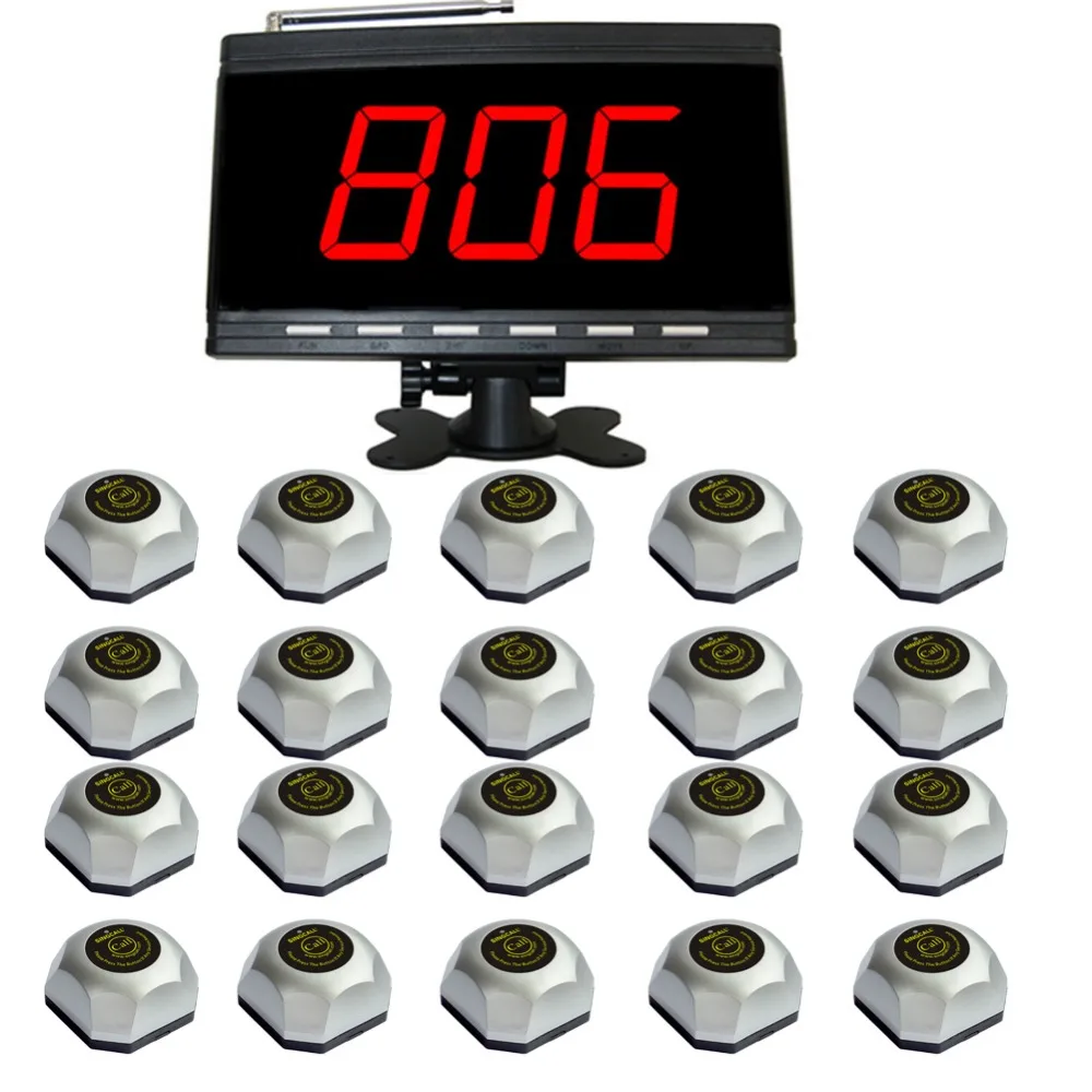 SINGCALL пациента вызова Системы Беспроводной таблице Вызова для больницы 1 шт. APE9500