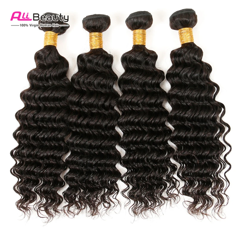 Мягкий Человеческих Волос 1B Глубокая Волна Вьющиеся Волосы Необработанные 7А