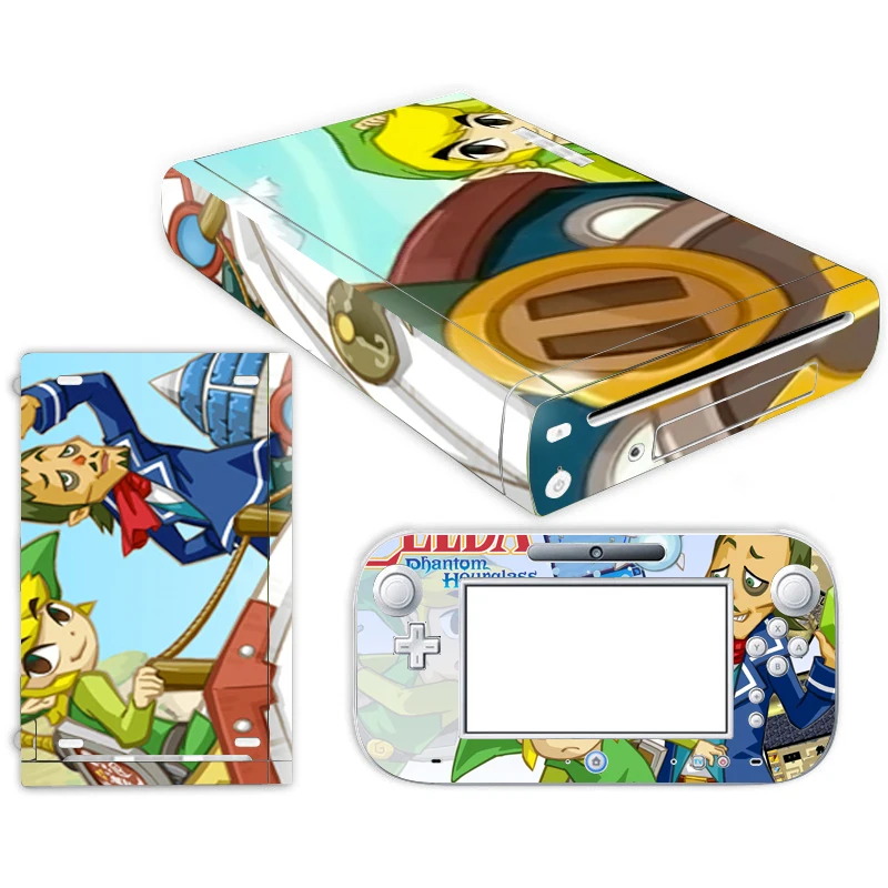 Легенда о Зельде кожи наклейка для nintendo wii u консоль крышка с пультами контроллер скины для геймпад для nintendo wii u наклейка