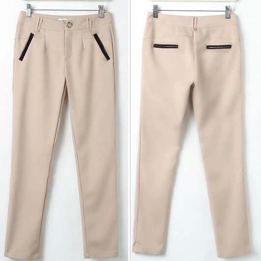 ZYFPGS повседневные женские офисные брюки черные брюки-карго обтягивающие плюс