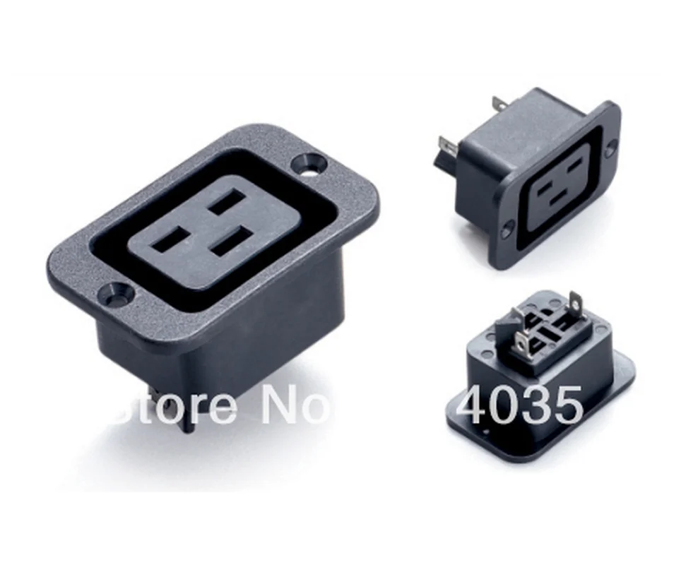 Шасси женский 3PIN AC IEC320 C19 C20 встроенный разъем адаптер Промышленные Мощность