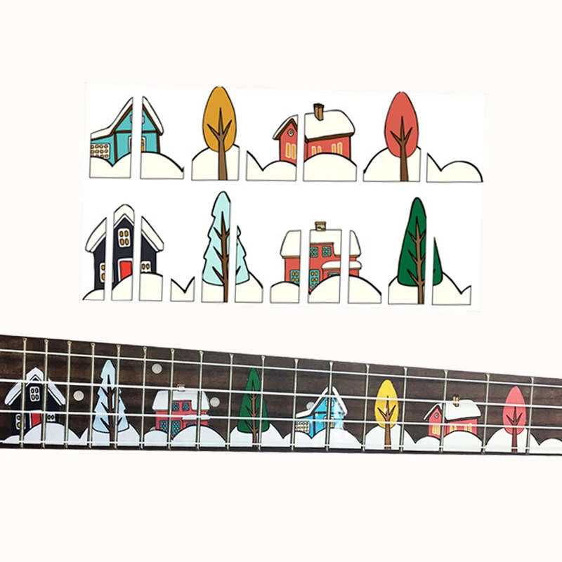 Стикер для гитары укулеле декоративная панель наклейка Воспроизводимая паста на