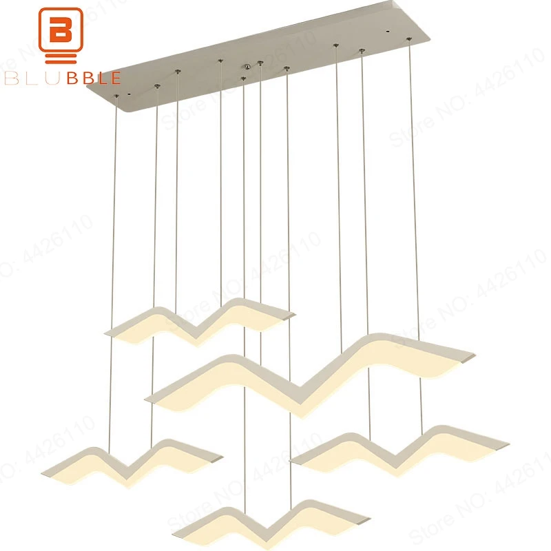 Светодиодная Подвесная лампа blubler современный оригинальный светильник в виде
