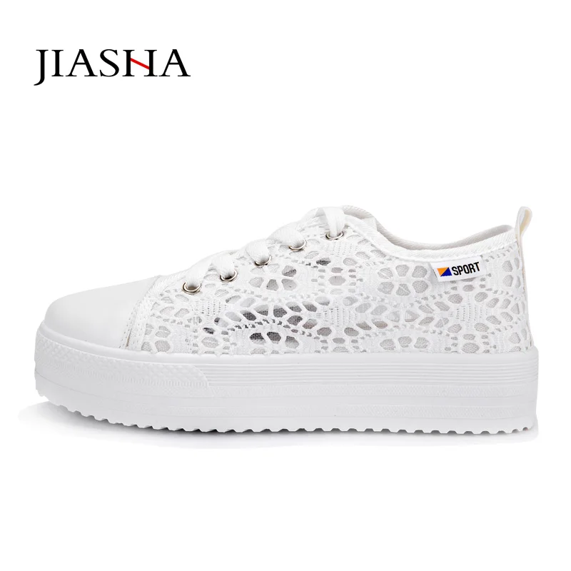 Кеды женские холщовые кроссовки на платформе шнуровке дышащие однотонные