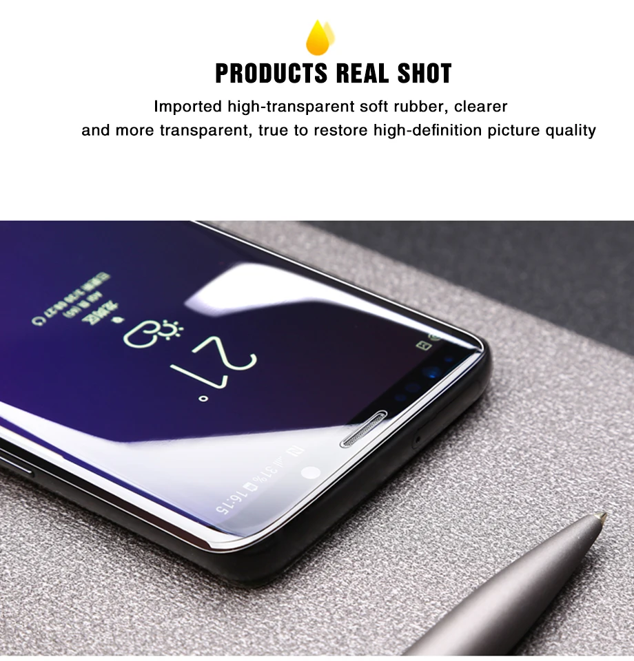 35D Защита экрана для samsung Galaxy Note 8 9 S10 S9 S8 Plus мягкая защитная пленка на samsung S10e S9 S8 S7 S6 Edge не стекло