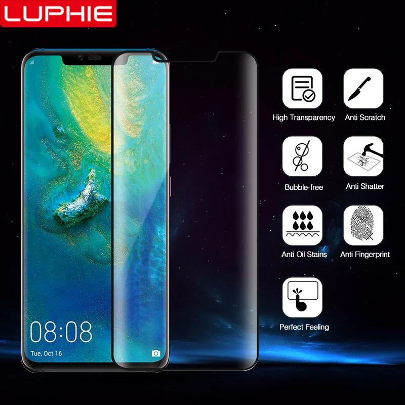 Полное клеевое покрытие, закаленное стекло, Защита экрана для huawei mate 20 20 Pro, стеклянная экранная пленка для mate 20 Lite, защитное стекло