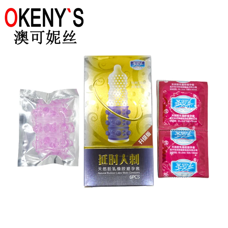 6 шт. мужские Кольца для пениса из натурального латекса|stimulating condom|condoms for mendelay condoms