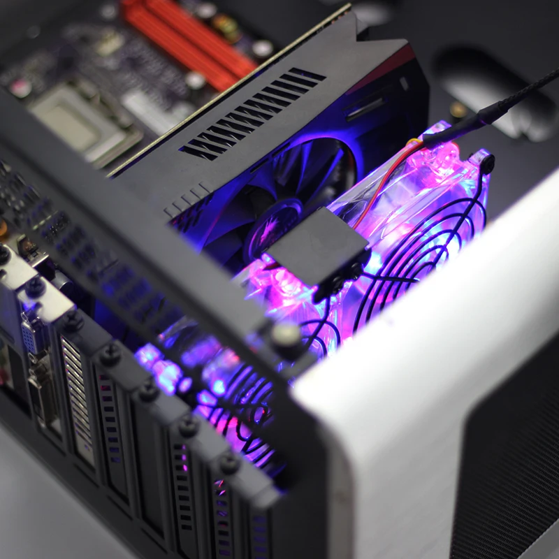 Кулер для видеокарты PCI e компьютерный/ПК подставка охлаждение 8 см Универсальный