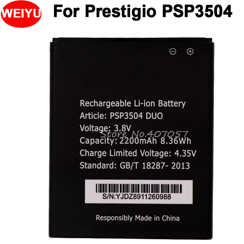 2200mAh PSP 3504 батарея для Prestigio Muze C3 DUO Duo высокого качества|battery for|battery for prestigiobattery 2200mah |