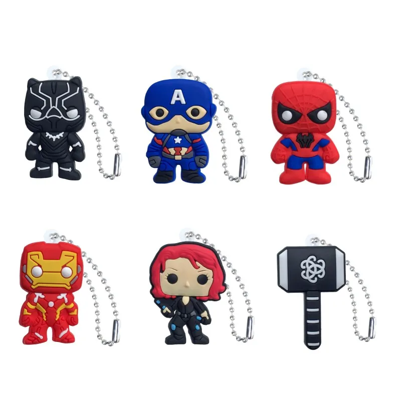 8204 mix20pcs 20 шт. Дэдпул Мститель Inredibles милый шарик-Амулет брелок крышка DIY Аксессуары Брелок Детские игрушки вечерние подарки - Цвет: 8204 mix20pcs