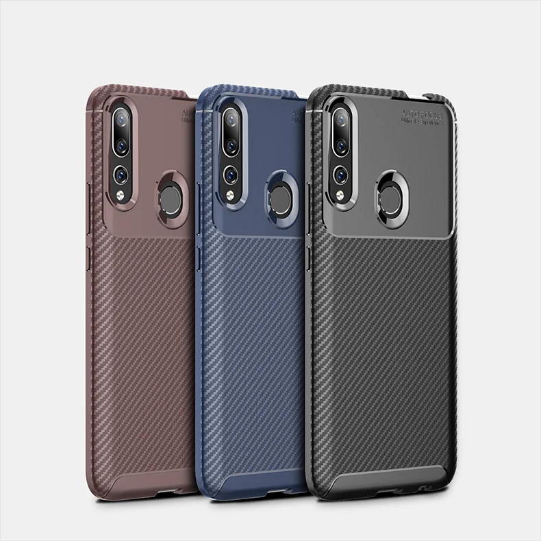 Для huawei Y9 Prime углеродное волокно Силиконовый ТПУ противоударный чехол для Huawie P smart Z