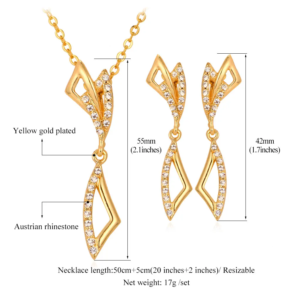 Женский ювелирный комплект из колье и серёг в форме бабочки|jewelry sets for women|jewelry
