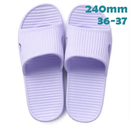 purple 240mm Xiaomi mijia/тапочки; мягкие женские и мужские сандалии для купания; детская повседневная обувь; нескользящие домашние тапочки для душа - Цвет: purple 240mm