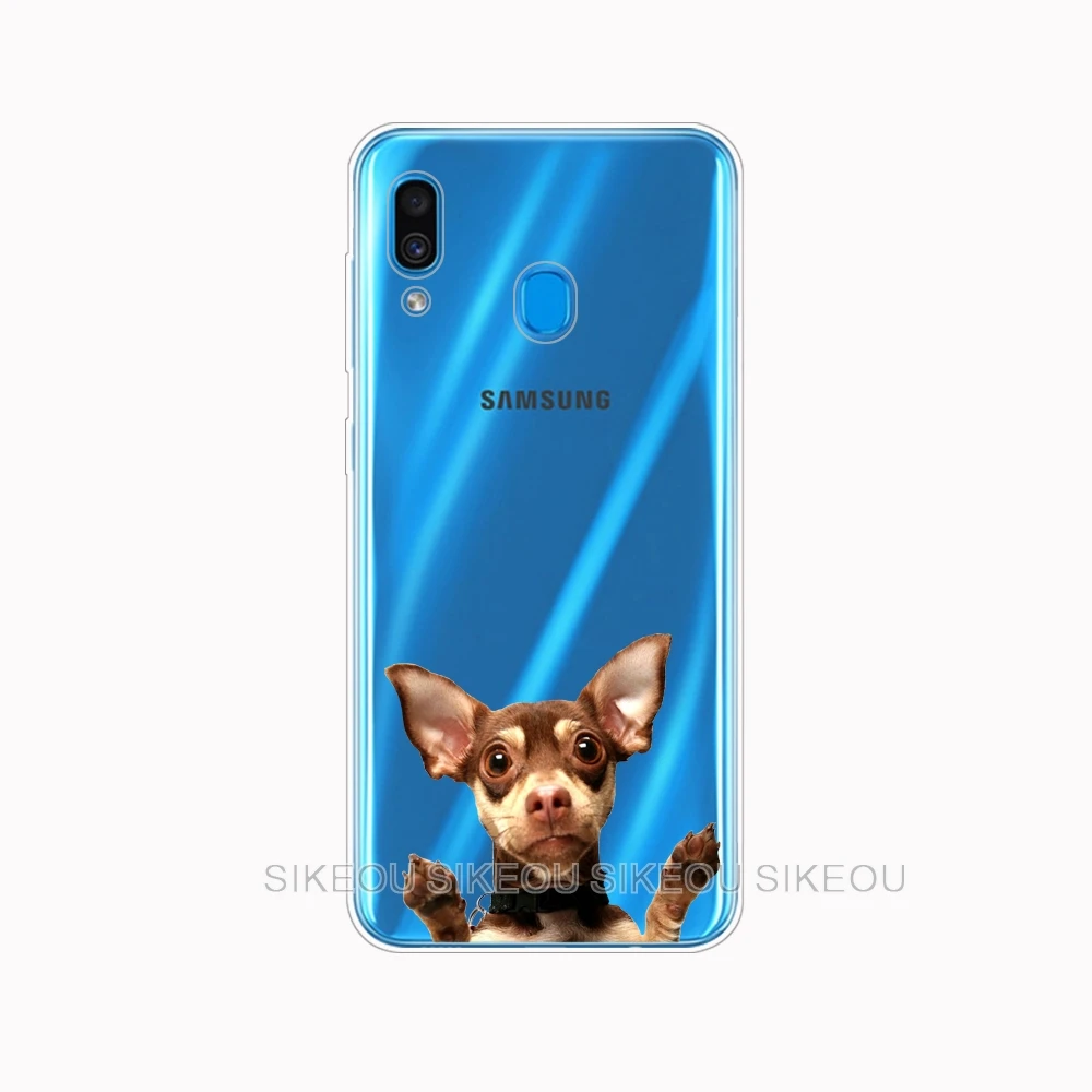 Чехол для Samsung A50 чехол Galaxy A60 A10 A30 A40 A70 A 50 2019 A9 A7 2018 Собака и кот Хаски Акита