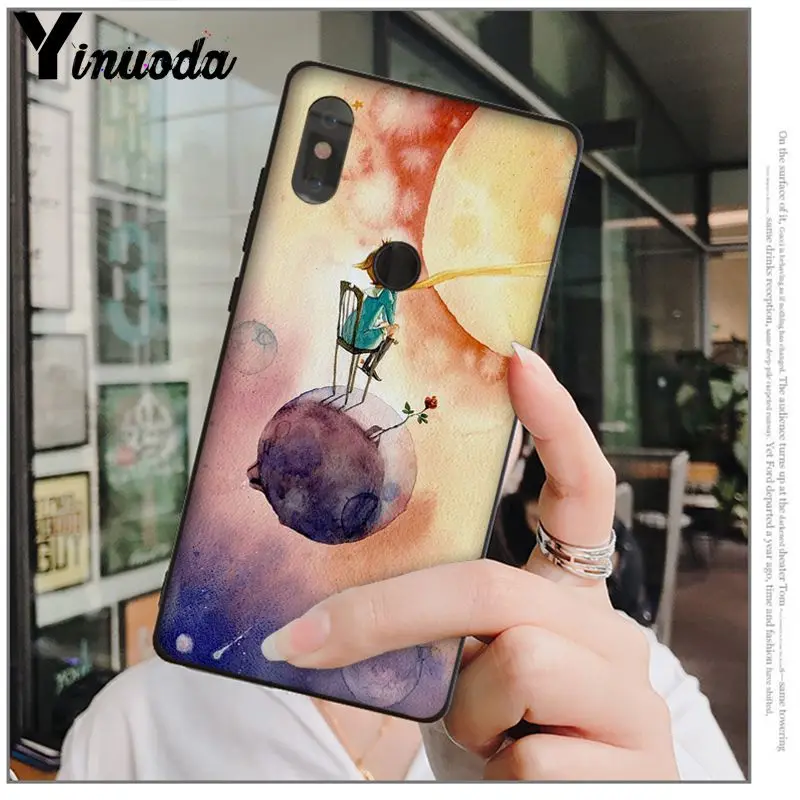 A7 Yinuoda Маленький принц и лиса DIY Роскошный Высокий протектор на конце чехол для Xiaomi mi Mix 2 2S 6 8 8SE Note 3 Red mi 5 plus - Цвет: A7