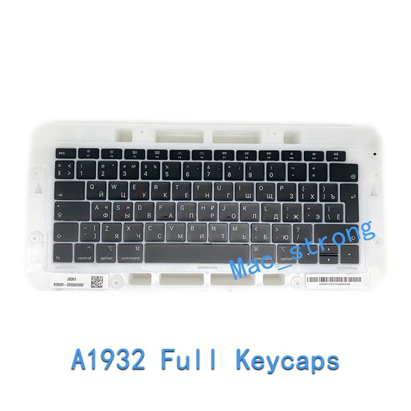 Оригинальные A1706/A1707/A1708 русские колпачки для Macbook Pro/Air retina 1" 15" A1932/A1990/A1989 RU Замена клавиш клавиатуры