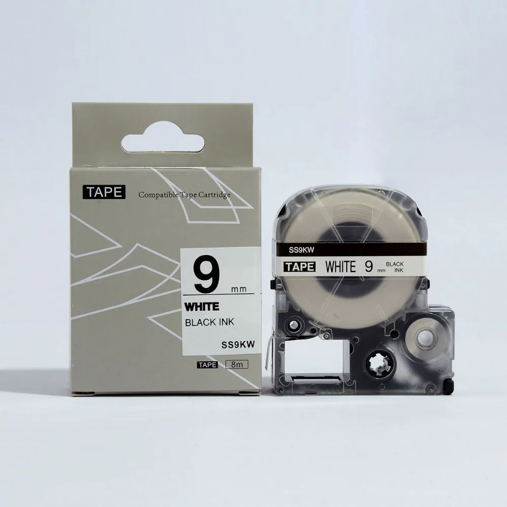 5PK смешивать цвета совместимая kingjim 9 мм лента для маркировки SS9KW ST9KW SC9RW SC9BW SC9YW labelworks LW300/LW400