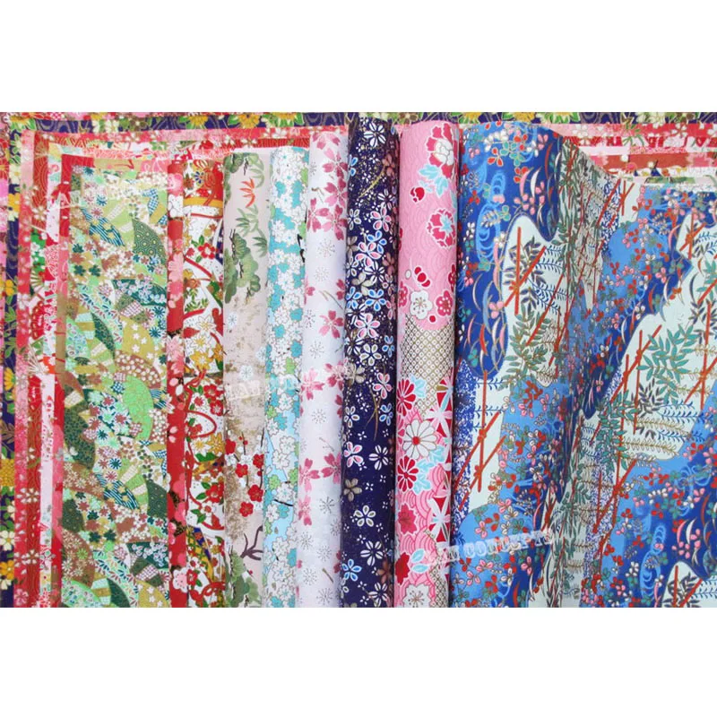 Бумага с японским рисунком 39x27 см Yuzen Chiyogami упаковочная бумага для рукоделия