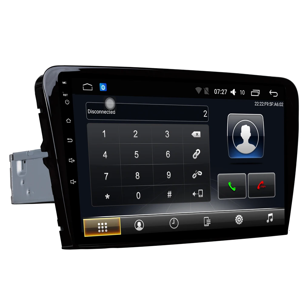 Автомобильный мультимедийный плеер 1 Din Android 7 автомобильный DVD для VW/Volkswagen Skoda Octavia