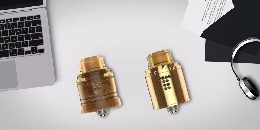 Оригинальный Digiflavor Drop Solo RDA Tank Одиночная катушка атомайзер с BF Squonk шарнирно