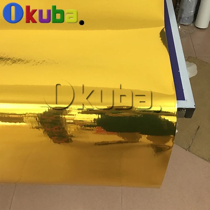 Latest Flexible Chrome Gold Vinyl Car Wrap Golden Wrapping Film With Air Release 3 Layers 1.52*20m/roll | Автомобили и мотоциклы