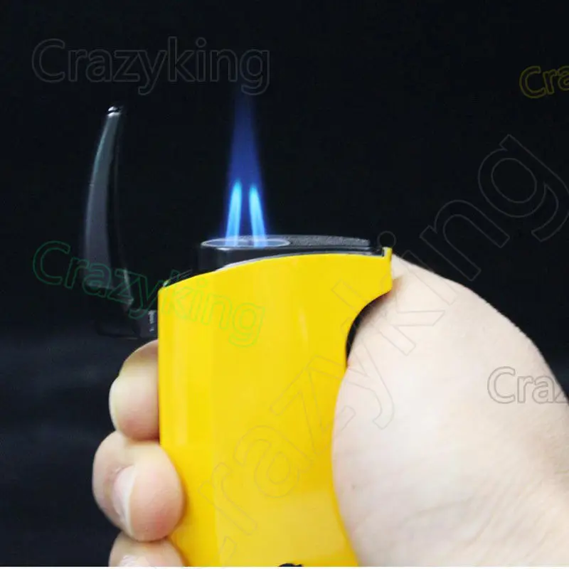 COHIBA цинковый сплав 2 факел JET FLAME сигарета зажигалка с дырокол подарочная коробка |