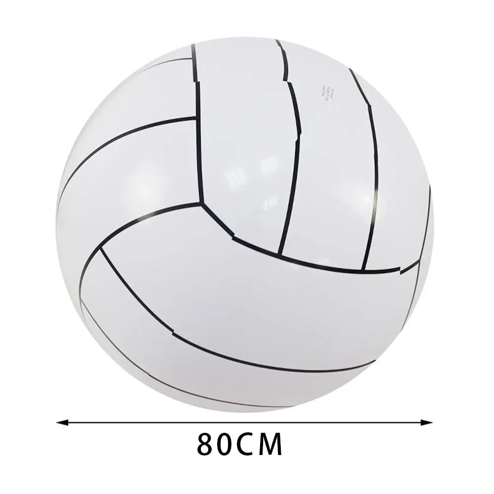 

80CM Inflatable Beach Ball Volleyball Children Adult Beach Party Game Toys Water Balloons Outdoor Balls