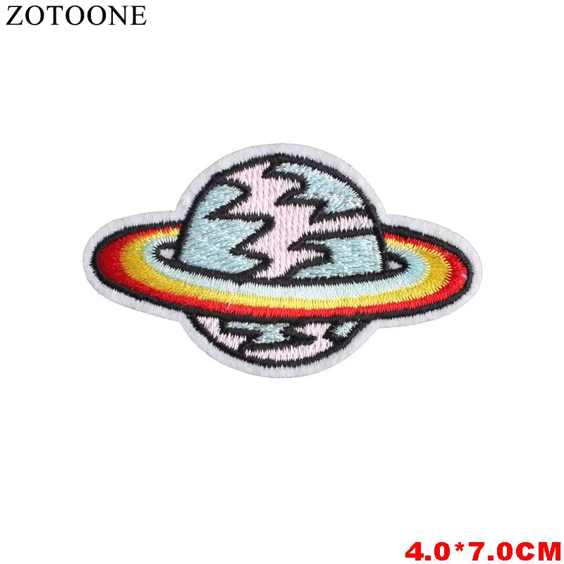 Мотоциклетные нашивки ZOTOONE наклейки с планетами сделай сам Термотрансферная