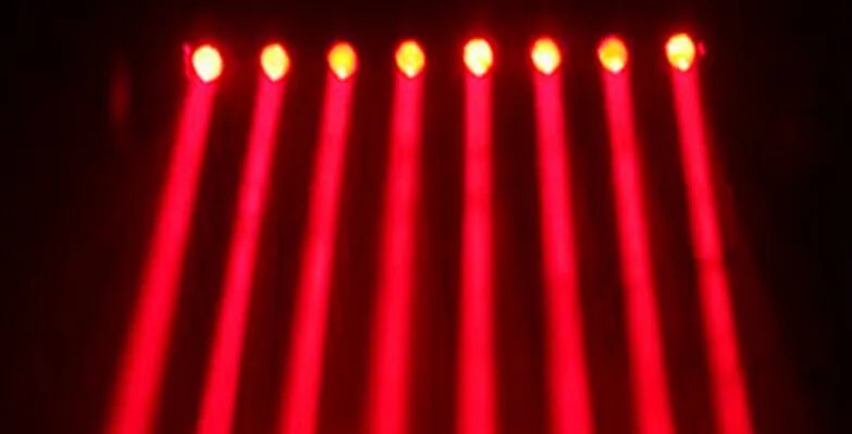 2 шт./лот 8x12 Вт LED Бар Луч Переезд Головного Света RGBW с полета случае Идеально