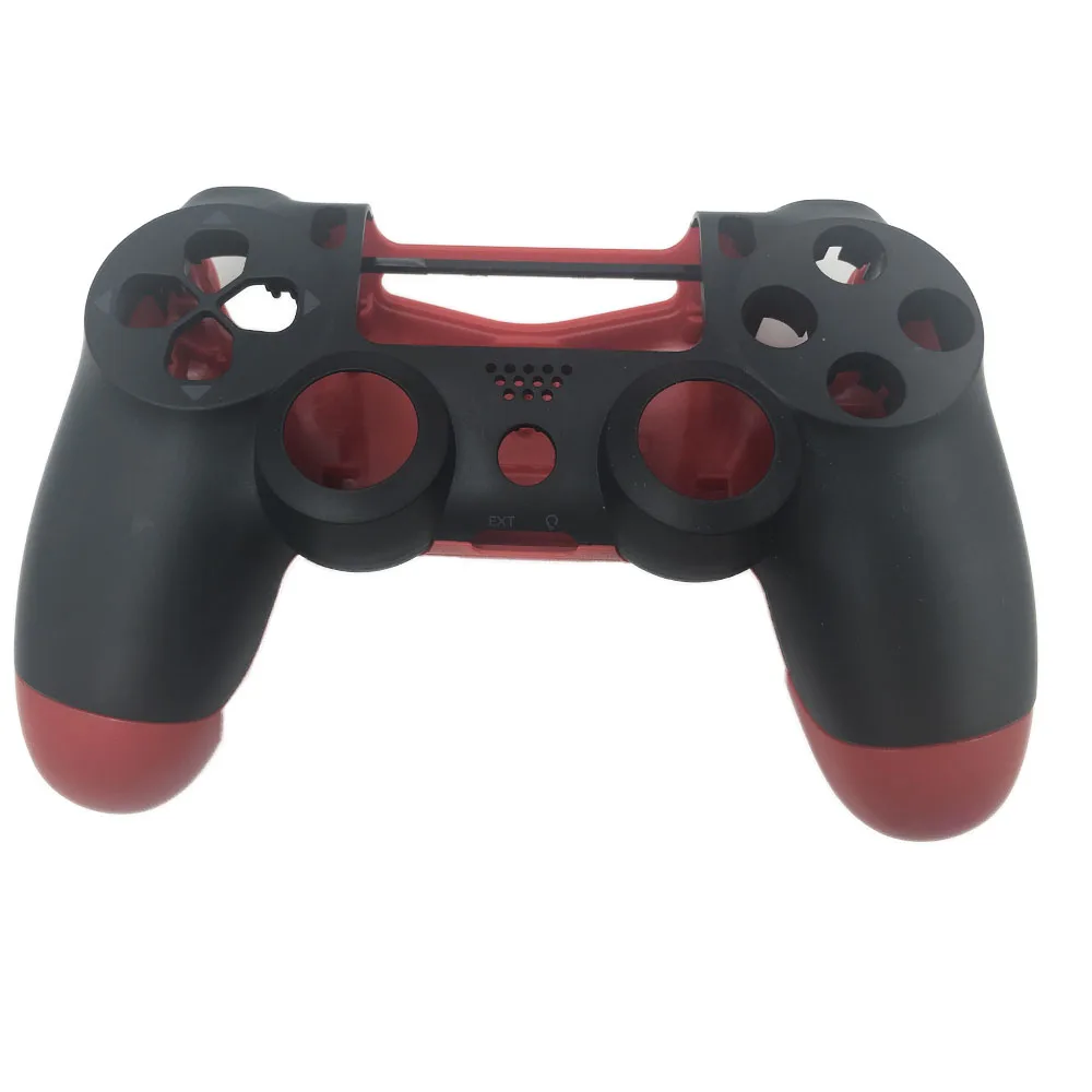 Black Red Замена для sony PS4 Pro беспроводной контроллер пластик JDS 040 Крышка передняя задняя Корпус Оболочка Чехол - Цвет: Black Red