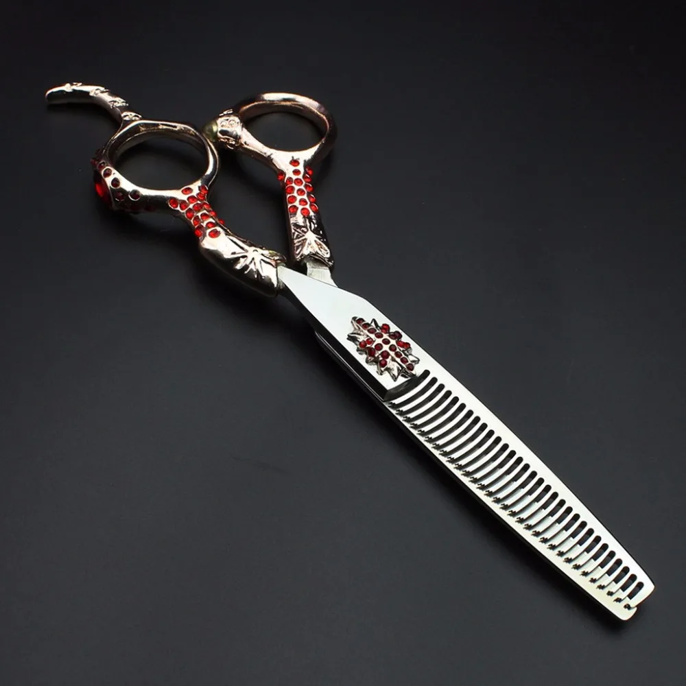 6 дюймовые ножницы для стрижки и филировки из нержавеющей стали | Красота