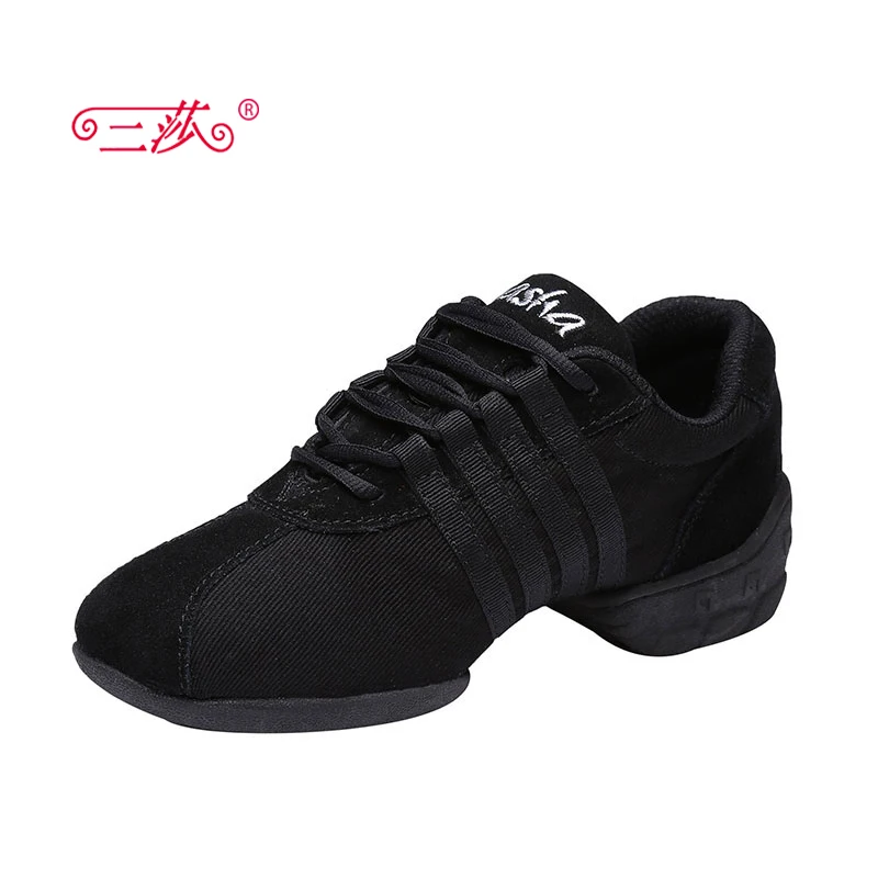 Саша женщин canvans Кожа Джаз по специальности в поп Танцы кроссовки Дамская обувь