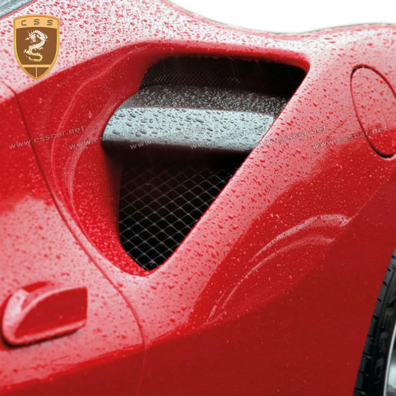 Боковая впускная крышка из углеродного волокна для Ferrari 488 наборы кузовов