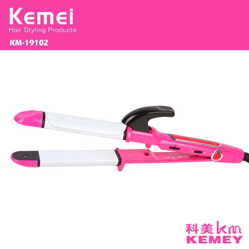 2 в 1 выпрямитель для волос щипцы завивки Инструменты укладки kemei